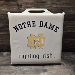 EUC Vintage Notre Dame Fighting Irish ND Victory March Seat Cushion Pad 12x13.5"